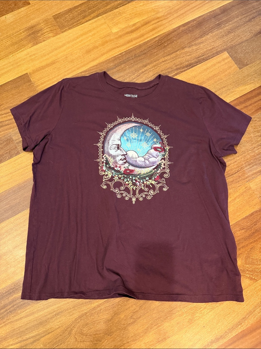 Torrid Graphic Short Sleeve Tee with Celestial Moon Design